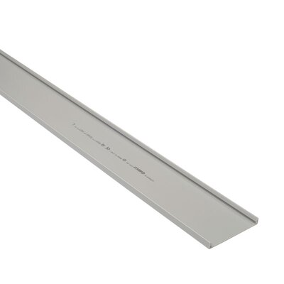 Korytko kablowe grubogrzebiniowe T1-F, 80x100x2000 mm, szare, B00170 - pokrywa