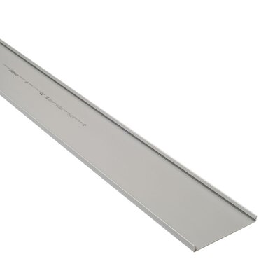 Korytko kablowe grubogrzebiniowe T1-F, 100x100x2000 mm, szare, B00171 - pokrywa