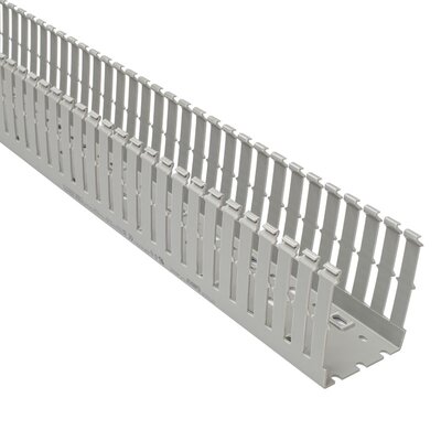 Korytko kablowe grubogrzebiniowe T1-F, 80x100x2000 mm, szare, B00170