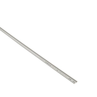 Korytko kablowe grubogrzebiniowe T1, 15x18x2000 mm, szare, B00670 - pokrywa