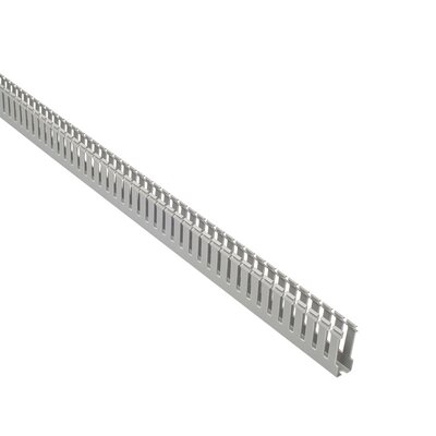 Korytko kablowe grubogrzebiniowe T1, 15x40x2000 mm, szare, B00674