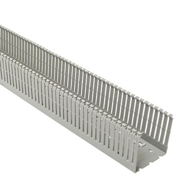 Korytko kablowe cienkogrzebiniowe T1-EF, 80x80x2000 mm, szare, B01129