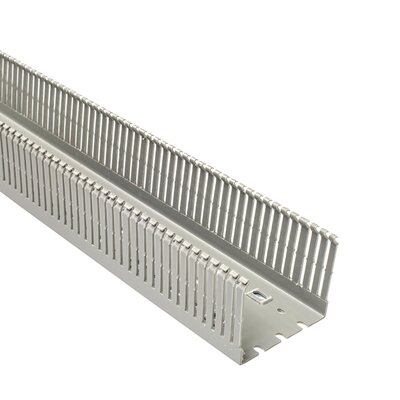 Korytko kablowe cienkogrzebiniowe T1-EF, 100x80x2000 mm, szare, B01130
