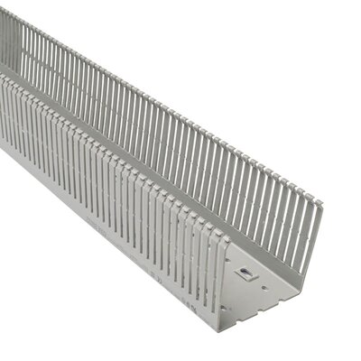 Korytko kablowe cienkogrzebiniowe T1-EF, 100x100x2000 mm, szare, B01132
