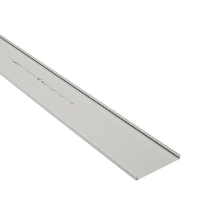 Korytko kablowe cienkogrzebiniowe T1-E, 100x60x2000 mm, szare, B01140 - pokrywa