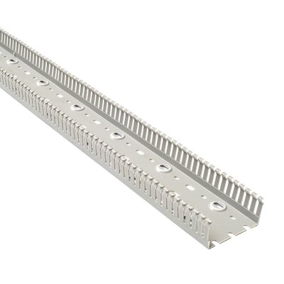 Korytko kablowe cienkogrzebiniowe T1-E, 80x40x2000 mm, szare, B01153