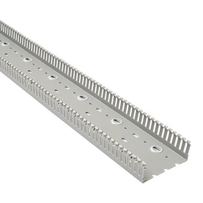 Korytko kablowe cienkogrzebiniowe T1-E, 100x40x2000 mm, szare, B01155