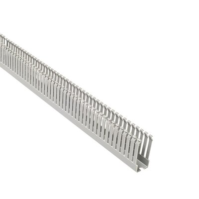 Korytko kablowe cienkogrzebiniowe T1-E, 25x60x2000 mm, szare, B01166