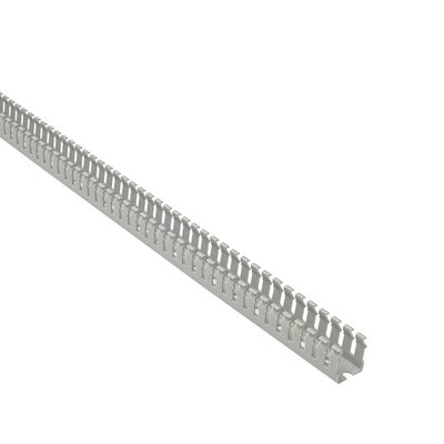 Korytko kablowe grubogrzebiniowe T1, 25x30x2000 mm, szare, B00126