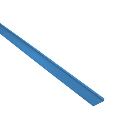 Korytko kablowe grubogrzebiniowe T1-F, 40x60x2000 mm, niebieskie, B00284 - pokrywa