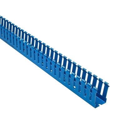 Korytko kablowe grubogrzebiniowe T1-F, 40x60x2000 mm, niebieskie, B00284