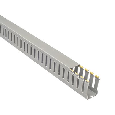Korytko kablowe grubogrzebiniowe T1-N, 40x60x2000 mm, szare, B02566 - zestaw