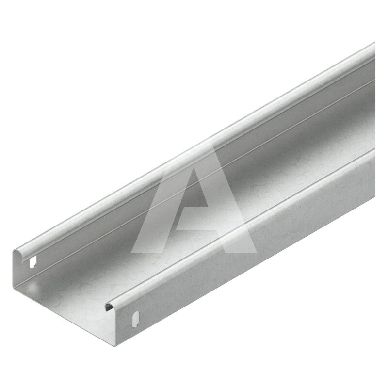 Korytko kablowe pełne 35x100x3000 mm, grubość 1mm, ocynk Sendzimira, RLU 35.100 - zdjęcie