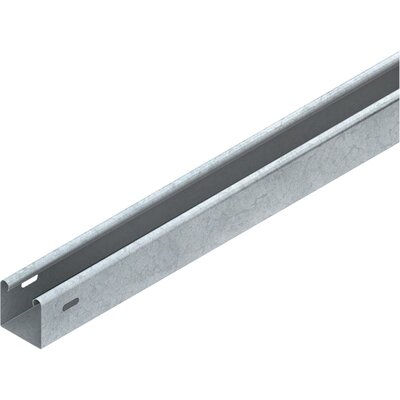 Korytko kablowe pełne 50x050x3000 mm, grubość 1mm, ocynk Sendzimira, RLU 50.050 - zdjęcie