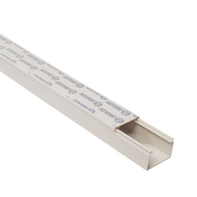 Korytko kablowe pełne TA-EN, 60x40x2000 mm, białe PVC, B01820 - zestaw