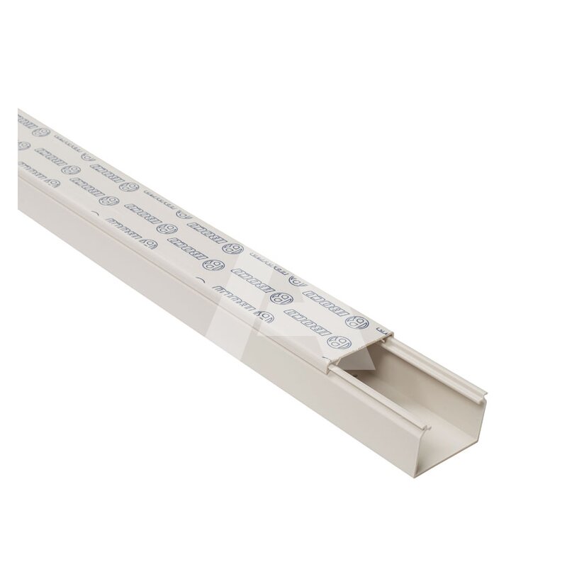 Korytko kablowe pełne TA-EN, 60x40x2000 mm, białe PVC, B01820 - zestaw