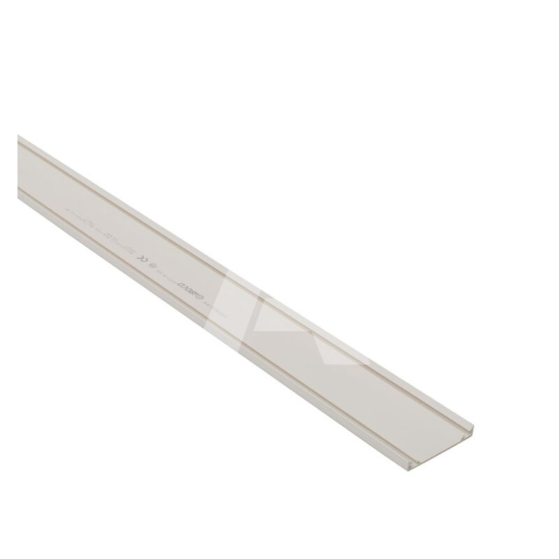 Korytko kablowe pełne TA-EN, 60x40x2000 mm, białe PVC, B01820 - pokrywa