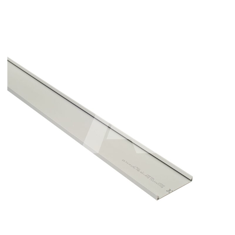 Korytko kablowe pełne perforowane TPD, 75x50x2000 mm, szare PVC, B08204 - pokrywa
