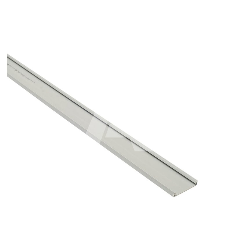 Korytko kablowe pełne perforowane TPD, 50x50x2000 mm, szare PVC, B08213 - pokrywa