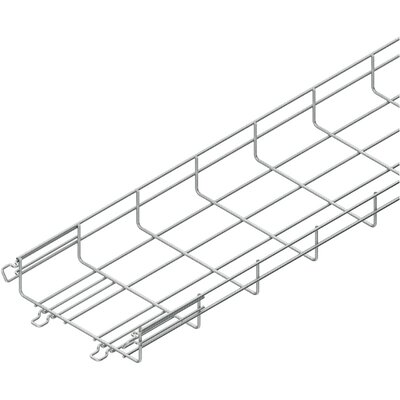 Korytko siatkowe MTC, łączone bezśrubowo, 54 x 200 x 4000, stal nierdzewna kwasoodporna, MTC 54.200 E4