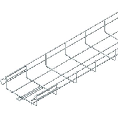 Korytko siatkowe MTC, łączone bezśrubowo, 54 x 150 x 3000, stal nierdzewna, MTC 54.150 E3