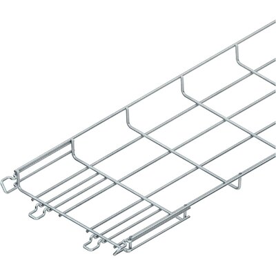 Korytko siatkowe MTC, łączone bezśrubowo, 30 x 300 x 3000, ocynk galwaniczny, MTC 30.300 V