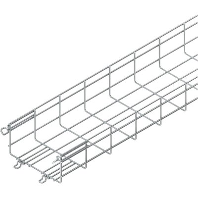 Korytko siatkowe, łączone bezśrubowo, 105x200x3000 mm, ocynk ogniowy, MTC 105.200 F - rysunek