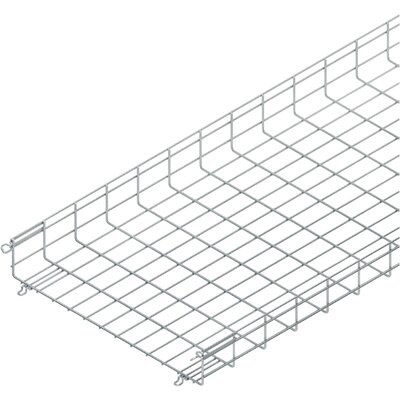 Korytko siatkowe, łączone bezśrubowo, 105x600x3000 mm, stal nierdzewna, MTC 105.600 E3 - rysunek