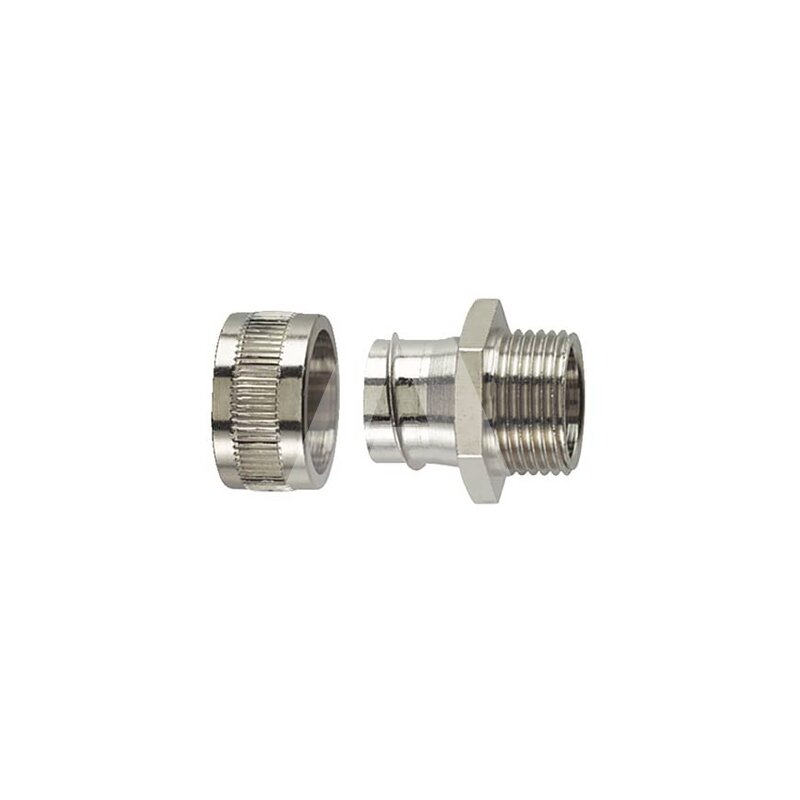 Złącze końcowe do rur metalowych ze stałym gwintem zewnętrznym ø16 mm, M16, 166-30302
