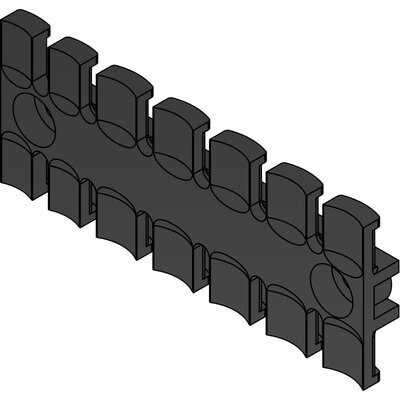 Listwa mocująca z wkładką aluminiową ZL 103 AB 6,2, 32294