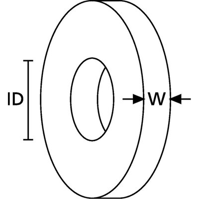Taśma barwiąca do materiałów termokurczliwych, 556-00137 - schemat
