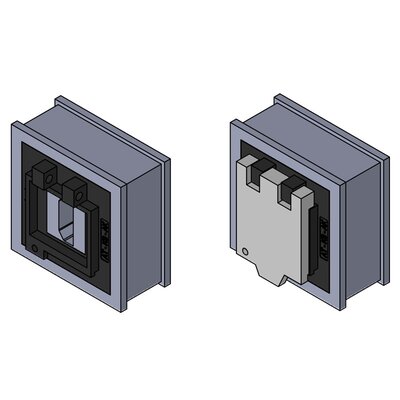 Moduł uszczelniający AT-KS-AK-HDMI, z gniazdem Keystone i klapką, 39978 - render