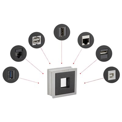 Moduł uszczelniający AT-KS-USB 3.0, z gniazdem Keystone, 39968 - zdjęcie dodatkowe