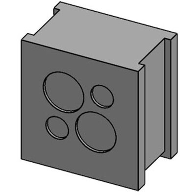 Moduł uszczelniający do systemu Quick 42551 - schemat