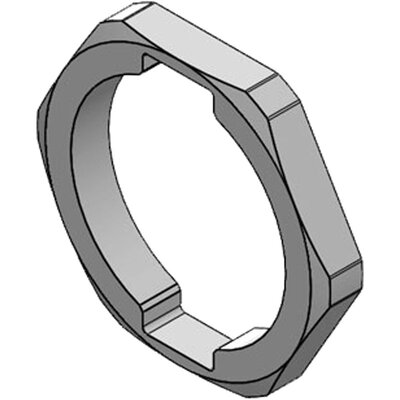Nakrętka do złączy Sub-D25 45110 - schemat