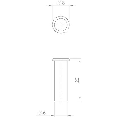 Zatyczka Hygienic Design ST-B-HD, ST-B-HD 6, średnica 6 mm, 70500