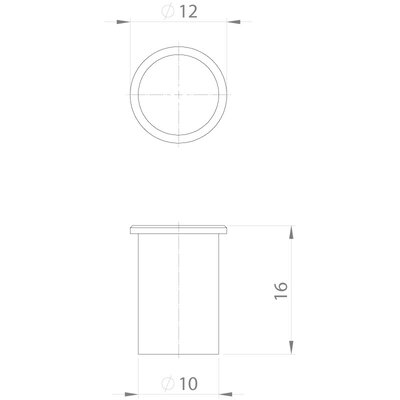 Zatyczka Hygienic Design wykrywalna ST-B-HDD, ST-B-HDD 10, średnica 10 mm, 70621