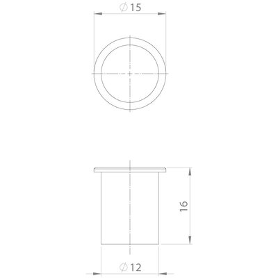 Zatyczka Hygienic Design wykrywalna ST-B-HDD, ST-B-HDD 12, średnica 12 mm, 70622