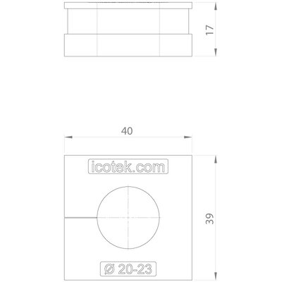 Moduł uszczelniający QTMB, QTMB 20-23, 1x20-23 mm, wielozakresowy, 42518