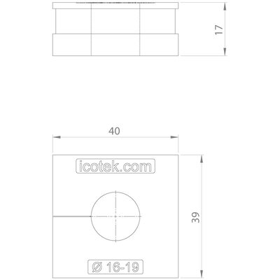 Moduł uszczelniający QTMB, QTMB 16-19, 1x16-19 mm, wielozakresowy, 42516