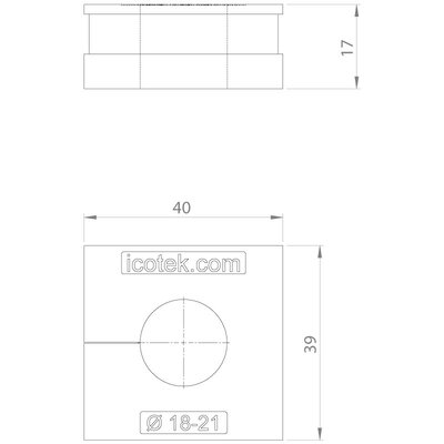 Moduł uszczelniający QTMB, QTMB 18-21, 1x18-21 mm, wielozakresowy, 42517