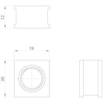 Moduł uszczelniający, QT-AT-K-M, QT-AT-K-M M12 × 1.0, z gwintem, 42606