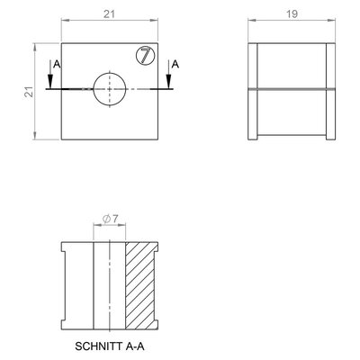 Moduł uszczelniający KT-BL 7,  70107 - schemat