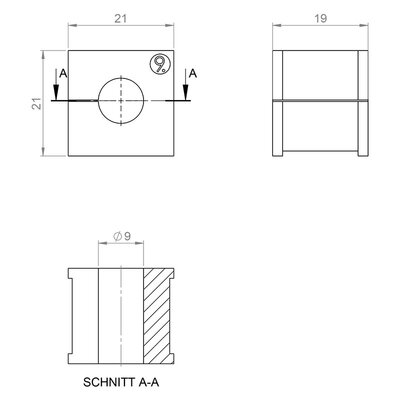 Moduł uszczelniający KT-BL 9,  70109 - schemat