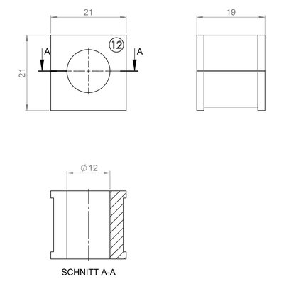 Moduł uszczelniający KT-BL 12,  70112 - schemat