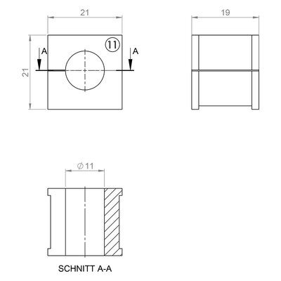 Moduł uszczelniający KT-BL 1,  70111 - schemat