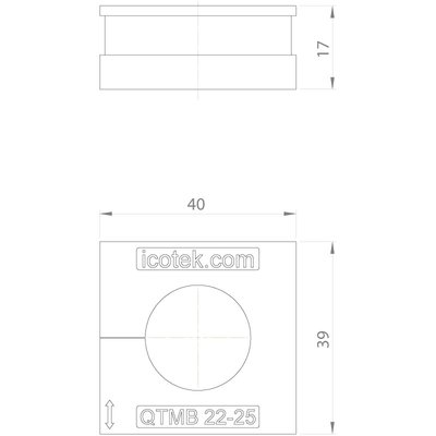 Moduł uszczelniający QTMB, QTMB 22-25, 1x22-25 mm, wielozakresowy, 42519