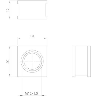 Moduł uszczelniający, QT-AT-K-M, QT-AT-K-M M12 × 1.5, z gwintem, 42607