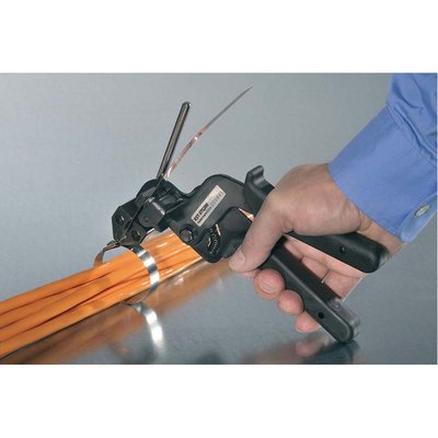 Ręczne narzędzie do zaciągania metalowych opasek kablowych, 110-09950 - zastosowanie