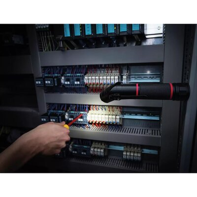 Latarka z laserem oraz światłami LED i UV, 41286 - zdjęcie aplikacyjne